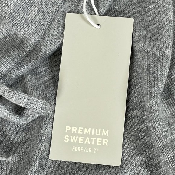 Forever 21 Cashmere Blend Joggers In Grey, Size 0X - Picture 5 of 5